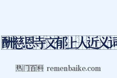 酬慈恩寺文郁上人近义词是什么意思的图片